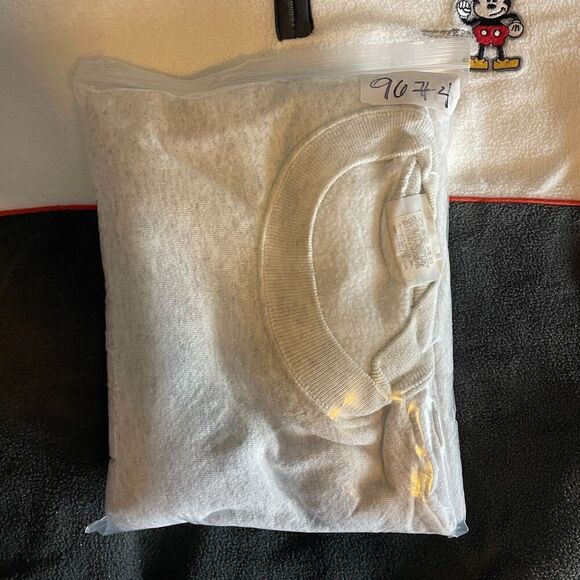 Vintage Sweatshirt Mens Extra Large Gray Riders 90s Black Fleece - Picture 11 of 11